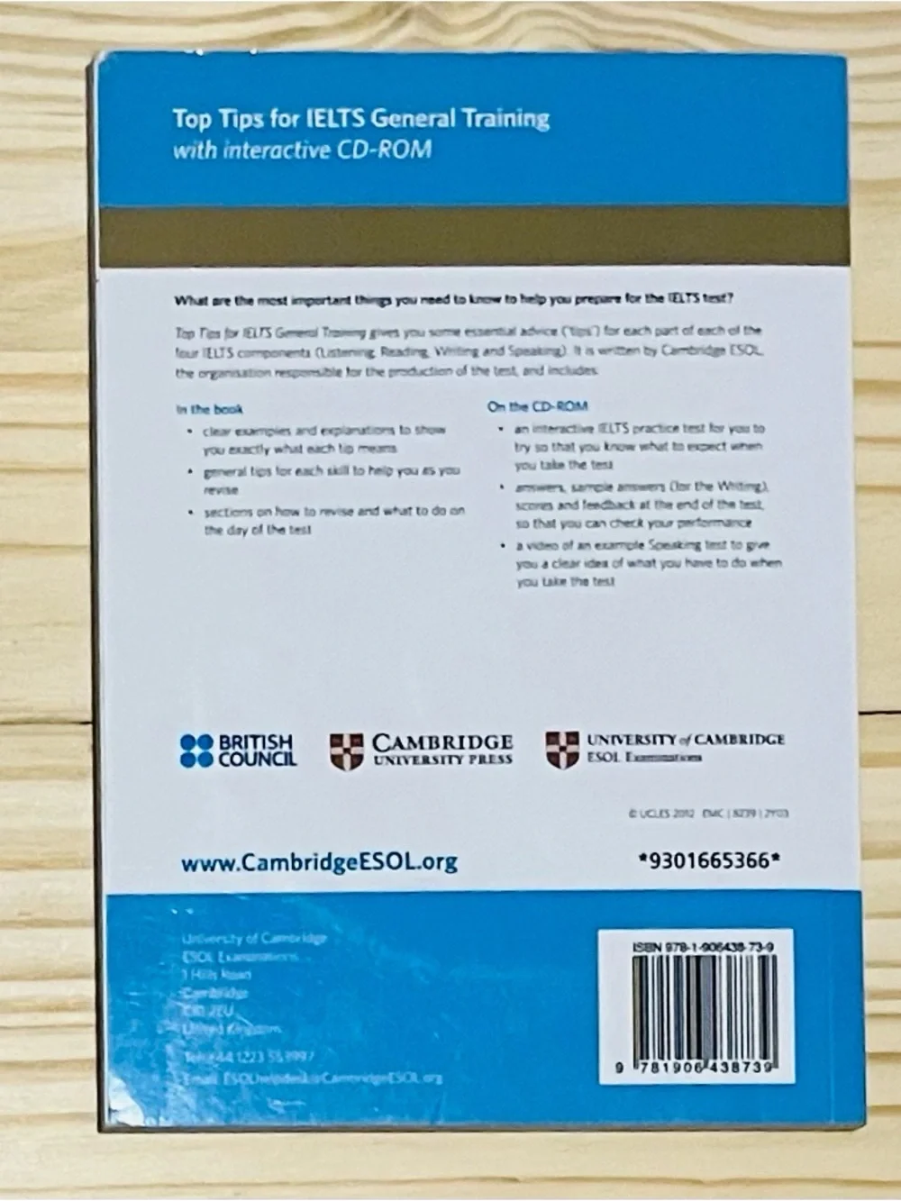Cambridge Top Tips for IELTS General Training - Blue